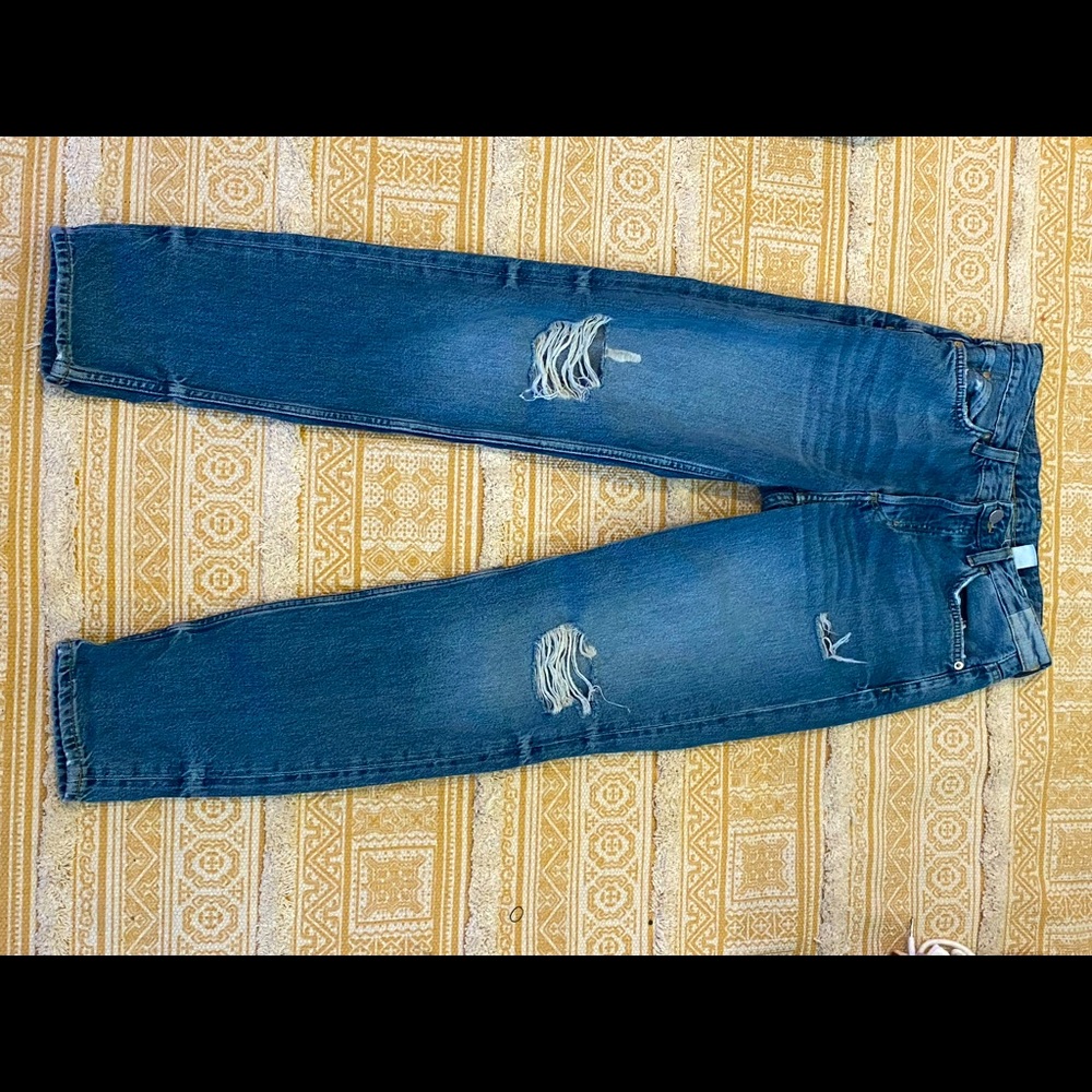 &DENIM boyfriend low waist